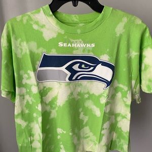seattle seahawks russell wilson bleach dyed tee